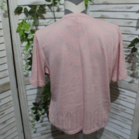 Kathie lee pink button up cardigan - Picture 3 of 6